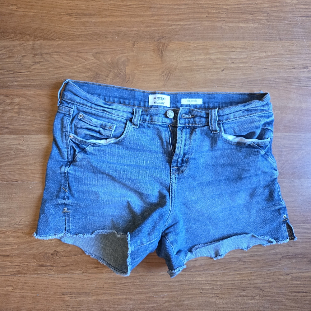Girls Blue Denim Kensie Shorts